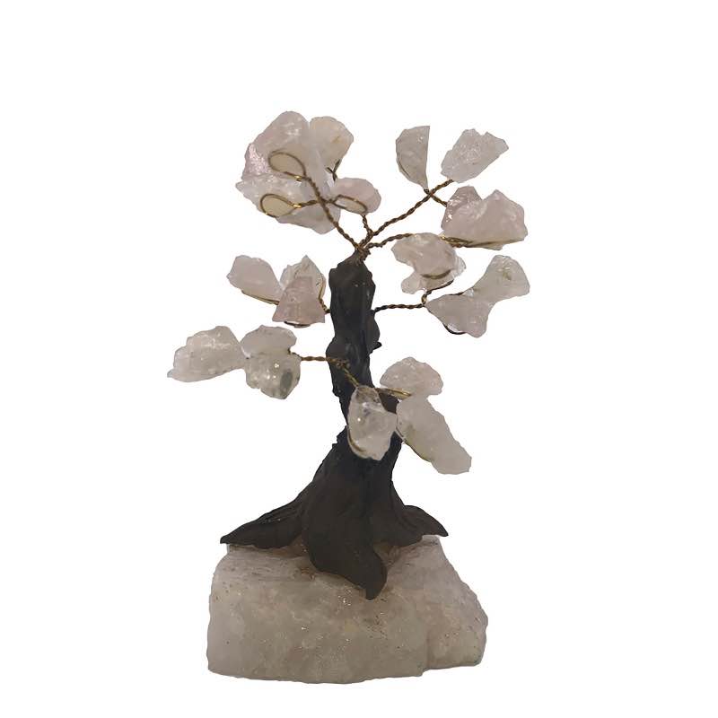 Gemstone Bonsai Tree, Small (Rose Quartz)